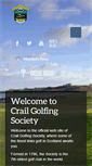 Mobile Screenshot of crailgolfingsociety.co.uk
